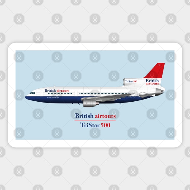 BA airtours tristar 500 Magnet by SteveHClark